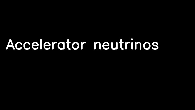 Accelerator neutrinos