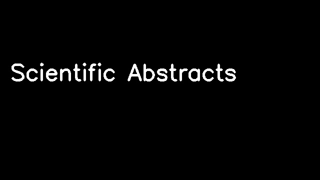 Scientific Abstracts